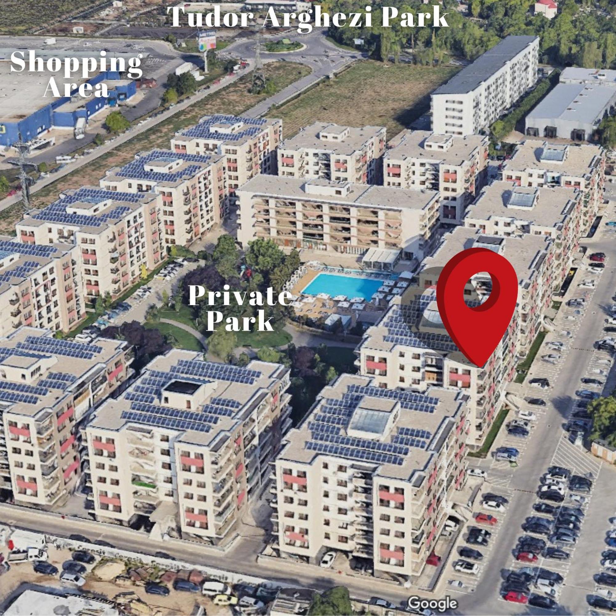 Apartment "Solar 48", Private Parking, One Bedroom Bukarest Exterior foto